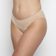 Load image into Gallery viewer, Modibodi Seamfree Bikini Tan Moderate-Heavy 