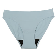 Load image into Gallery viewer, Modibodi Seamfree Bikini Sky Blue Moderate-Heavy Flatlay