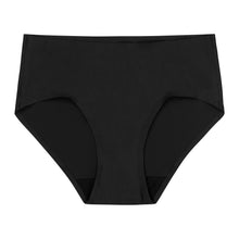 Load image into Gallery viewer, Modibodi Seamfree Boyleg Black Moisture Wicking Flatlay