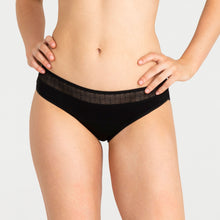 Load image into Gallery viewer, Modibodi Sensual Bikini Black Light-Moderate 