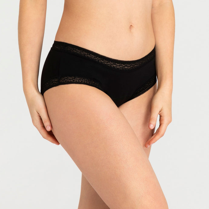 Modibodi Sensual Boyleg Black Light-Moderate |ModelName:Tiffany S/10