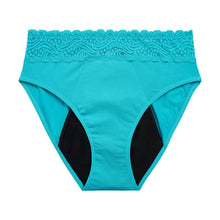 Load image into Gallery viewer, Modibodi Sensual Hi-Waist Bikini Turquoise Maxi Flatlay