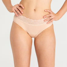 Load image into Gallery viewer, Modibodi Sensual Hi-Waist Bikini Beige Light-Moderate 