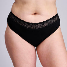 Load image into Gallery viewer, Modibodi Sensual Hi-Waist Bikini Black Maxi 