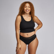 Load image into Gallery viewer, Modibodi Sensual Hi-Waist Bikini Black Maxi 