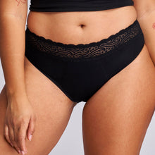 Load image into Gallery viewer, Modibodi Sensual Hi-Waist Bikini Black Maxi 