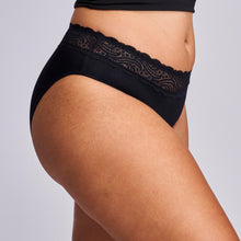 Load image into Gallery viewer, Modibodi Sensual Hi-Waist Bikini Black Maxi 