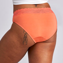 Load image into Gallery viewer, Modibodi Sensual Hi-Waist Bikini Sunkissed Light-Moderate 