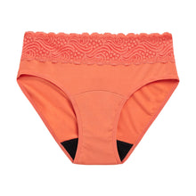 Load image into Gallery viewer, Modibodi Sensual Hi-Waist Bikini Sunkissed Light-Moderate Flatlay