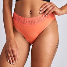 Load image into Gallery viewer, Modibodi Sensual Hi-Waist Bikini Sunkissed Light-Moderate 