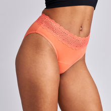 Load image into Gallery viewer, Modibodi Sensual Hi-Waist Bikini Sunkissed Light-Moderate 