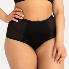 Load image into Gallery viewer, Modibodi Sensual Full Brief Black Light-Moderate 