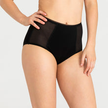 Load image into Gallery viewer, Modibodi Sensual Full Brief Black Light-Moderate 