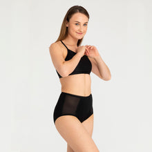 Load image into Gallery viewer, Modibodi Sensual Full Brief Black Light-Moderate 
