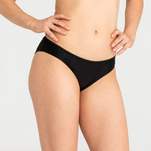 Load image into Gallery viewer, Modibodi Swimwear Bikini Pants Black Light-Moderate 