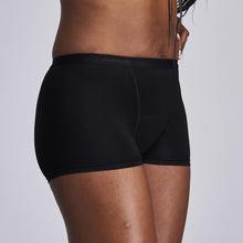 Load image into Gallery viewer, Modibodi Vegan Boyshort Black Moderate-Heavy 