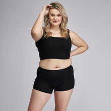 Load image into Gallery viewer, Modibodi Vegan Boyshort Black Moderate-Heavy 