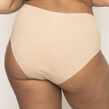 Load image into Gallery viewer, Modibodi Seamfree Boyleg Tan Moderate-Heavy 
