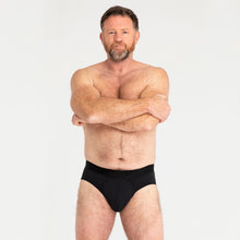 Load image into Gallery viewer, MO by Modibodi Brief Black Light-Moderate