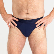 Load image into Gallery viewer, MO by Modibodi Brief Navy Light-Moderate