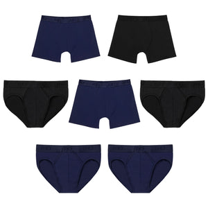 MO by Modibodi Trunk and Brief 7 Pack Light-Moderate 