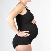Load image into Gallery viewer, Modibodi Breastfeeding Singlet Black Leak Proof