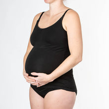Load image into Gallery viewer, Modibodi Breastfeeding Singlet Black Leak Proof