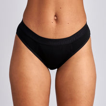 Load image into Gallery viewer, Hipster Bikini - Black Maxi-24hrs Absorbency