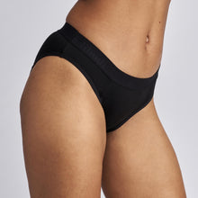 Load image into Gallery viewer, Hipster Bikini - Black Maxi-24hrs Absorbency