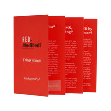 Load image into Gallery viewer, Modibodi RED Period Kit Period Fact Booklet