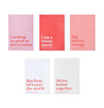Load image into Gallery viewer, Modibodi RED Period Kit Affirmation Cards