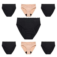 Load image into Gallery viewer, Modibodi Sensual Hi-Waist Bikini 7 Pack Light-Moderate Flatlay